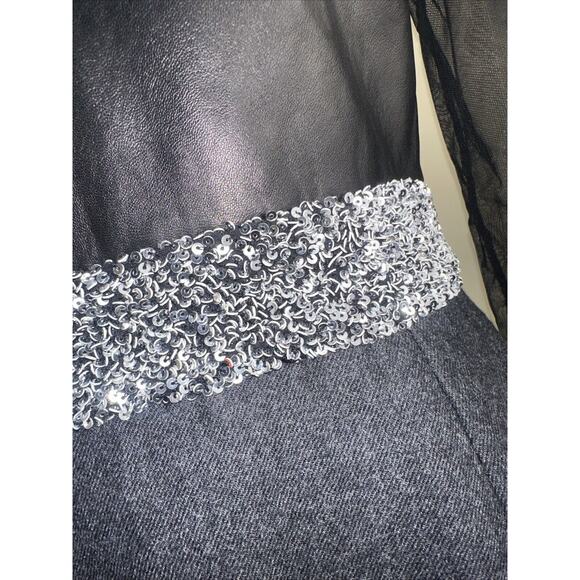 NWT WES GORDON Black Silk Lace Asymmetrical Hem CAMISOLE SLIP Dress Sz 8 $1094 - Picture 5 of 14